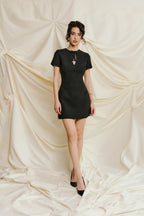 Open Back Mini Dress